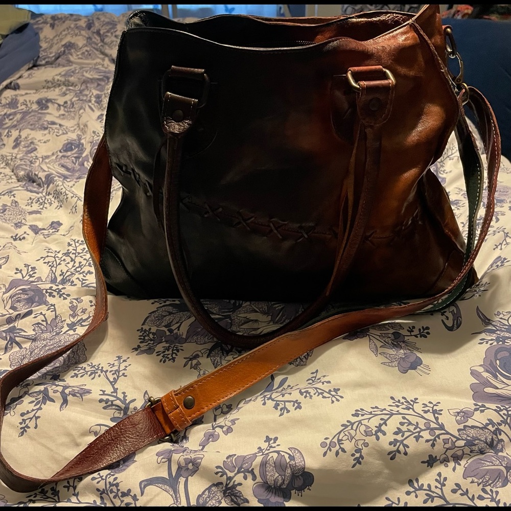 Bed Stu Multicolor Leather Satchel - Picture 3 of 12